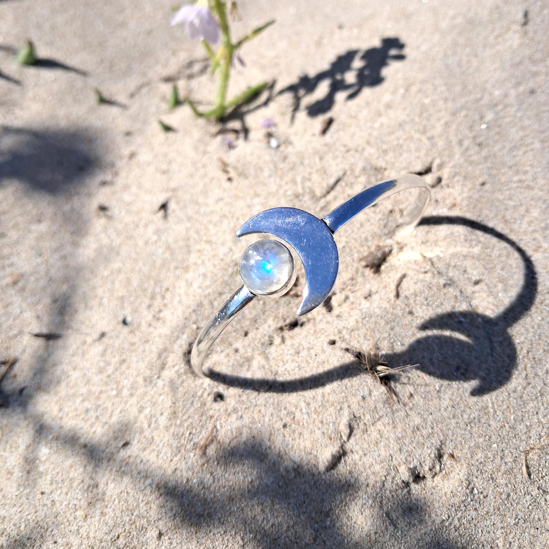 Brazalete Moon piedra lunar