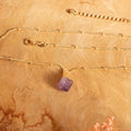 Collar amatista 18k