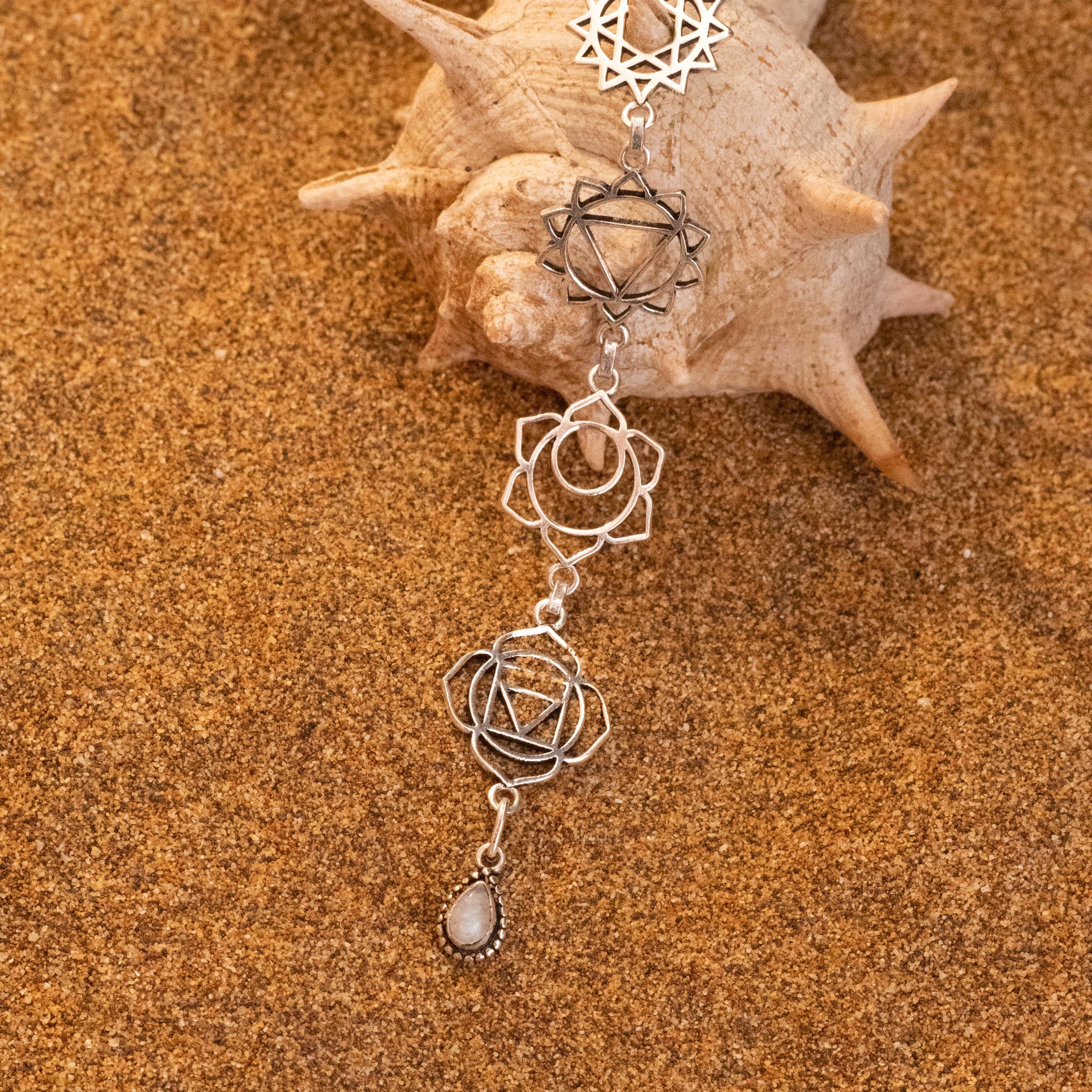 Colgante Chakras moonstone