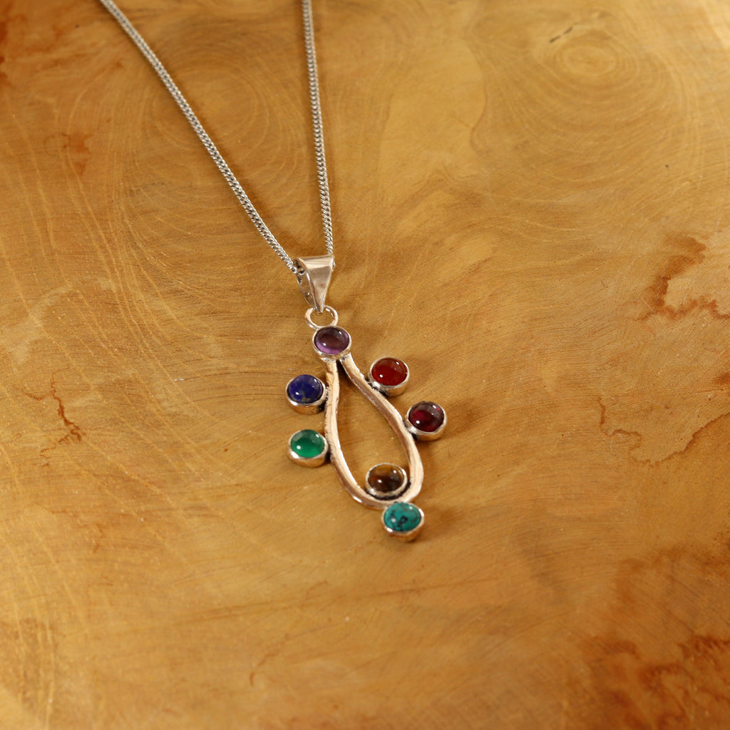 Aine 7chakras pendant
