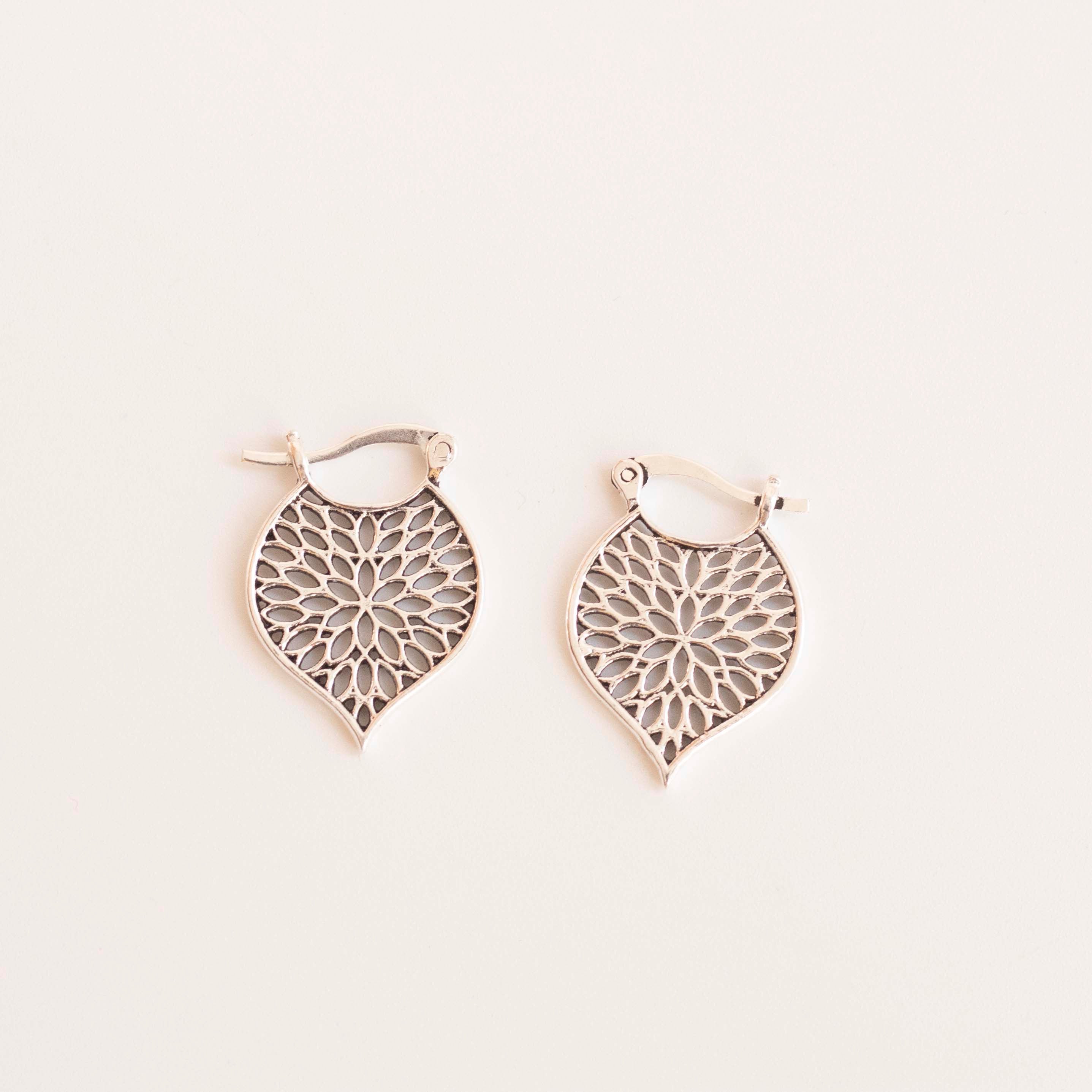 Pendientes aro Leaf