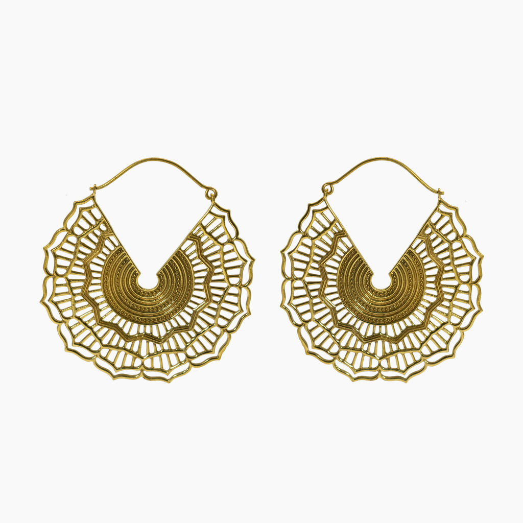 Pedientes Nella dorado