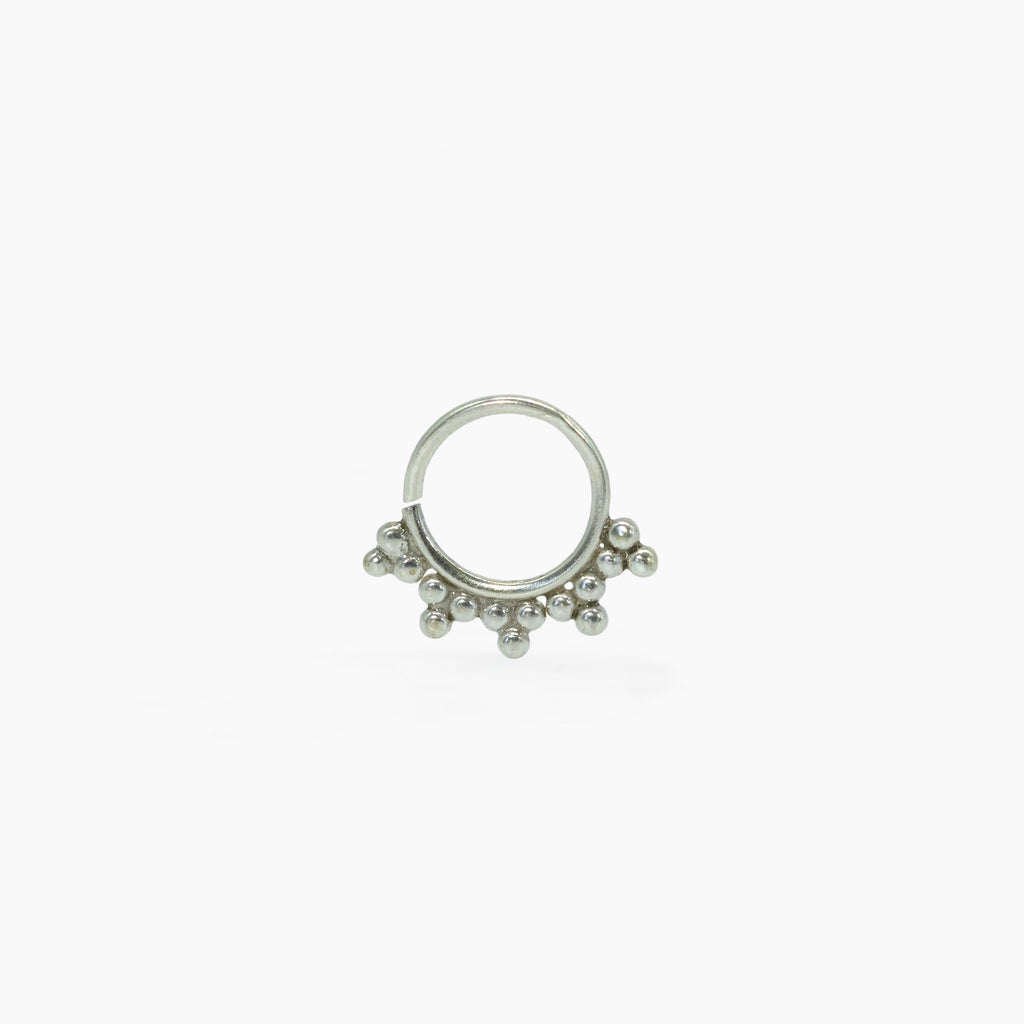 Nakarali septum piercing plata