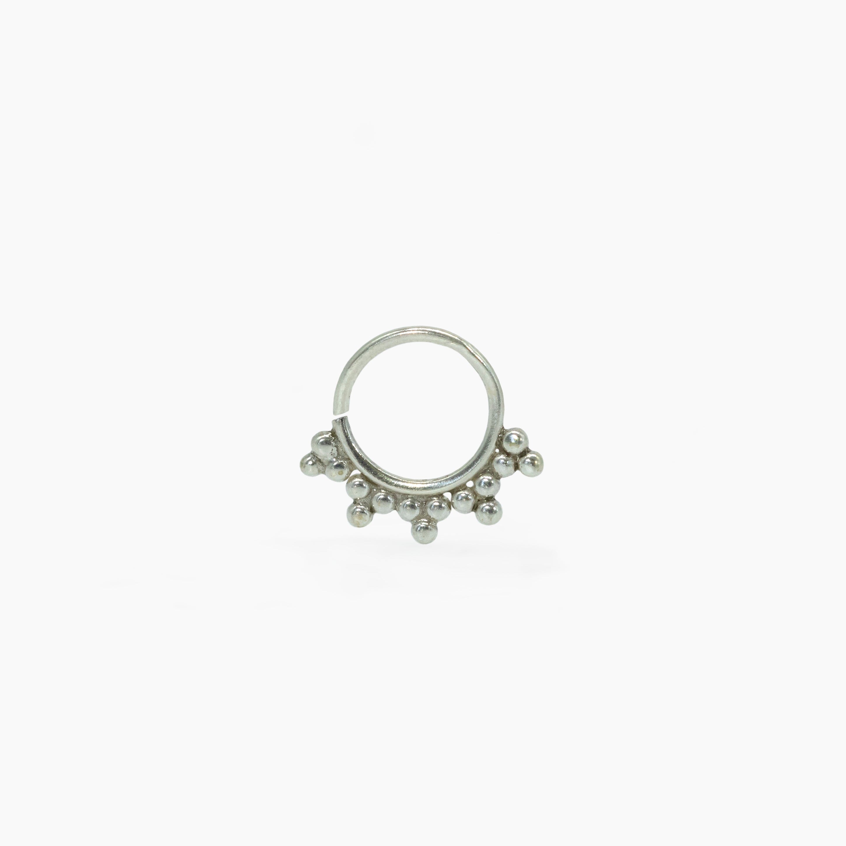 Nakarali septum piercing plata