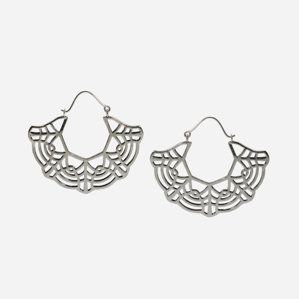 pendientes yali plata fondo blanco