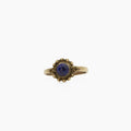 anillo iris lapislazuli fondo blanco