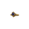 anillo laton zahara piedra lapislazuli