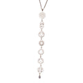 colgante charas moonstone en fondo blanco