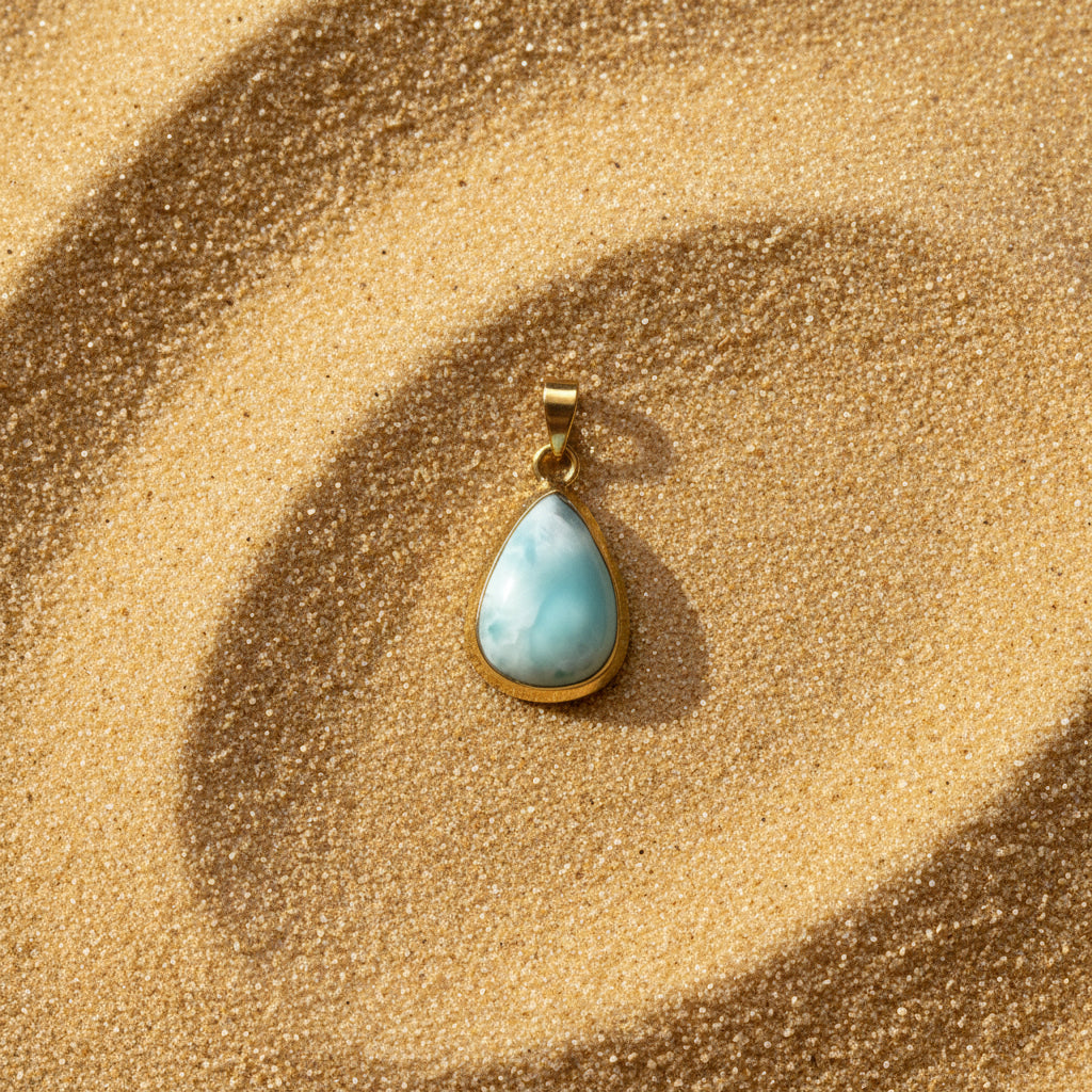 charm larimar dorado