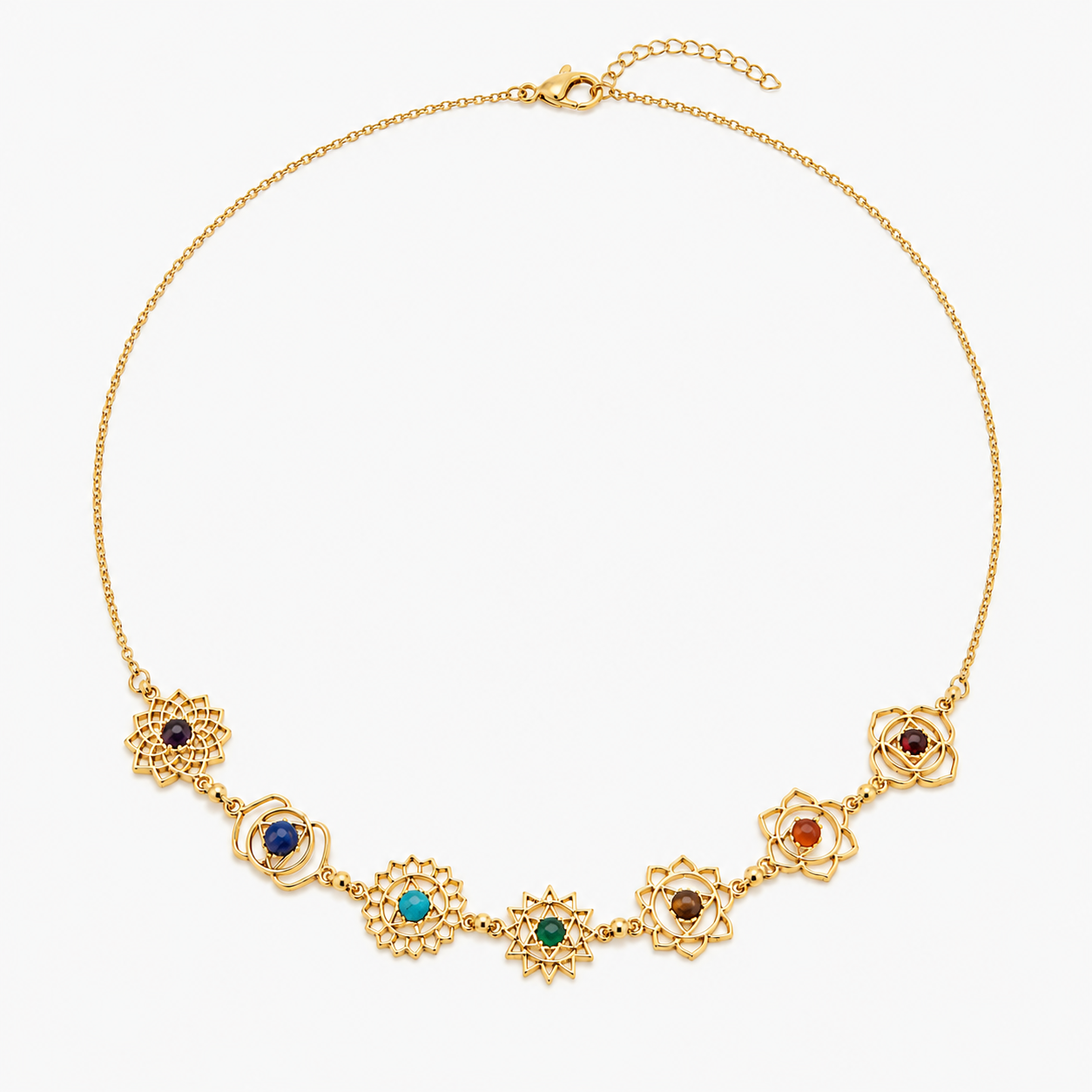 choker chakras piedras