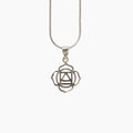 Colgante Chakra Muladhara Plata de ley