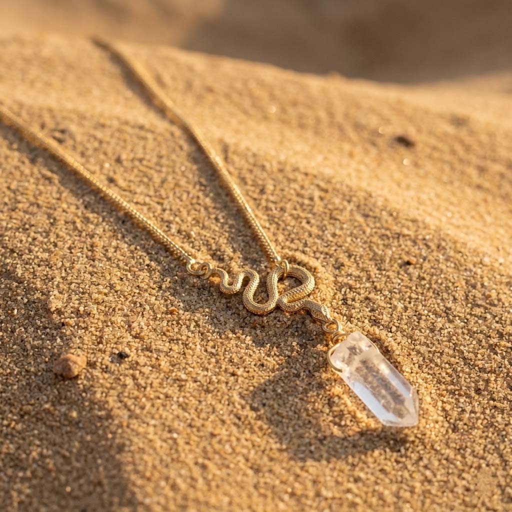 Quartz necklace 