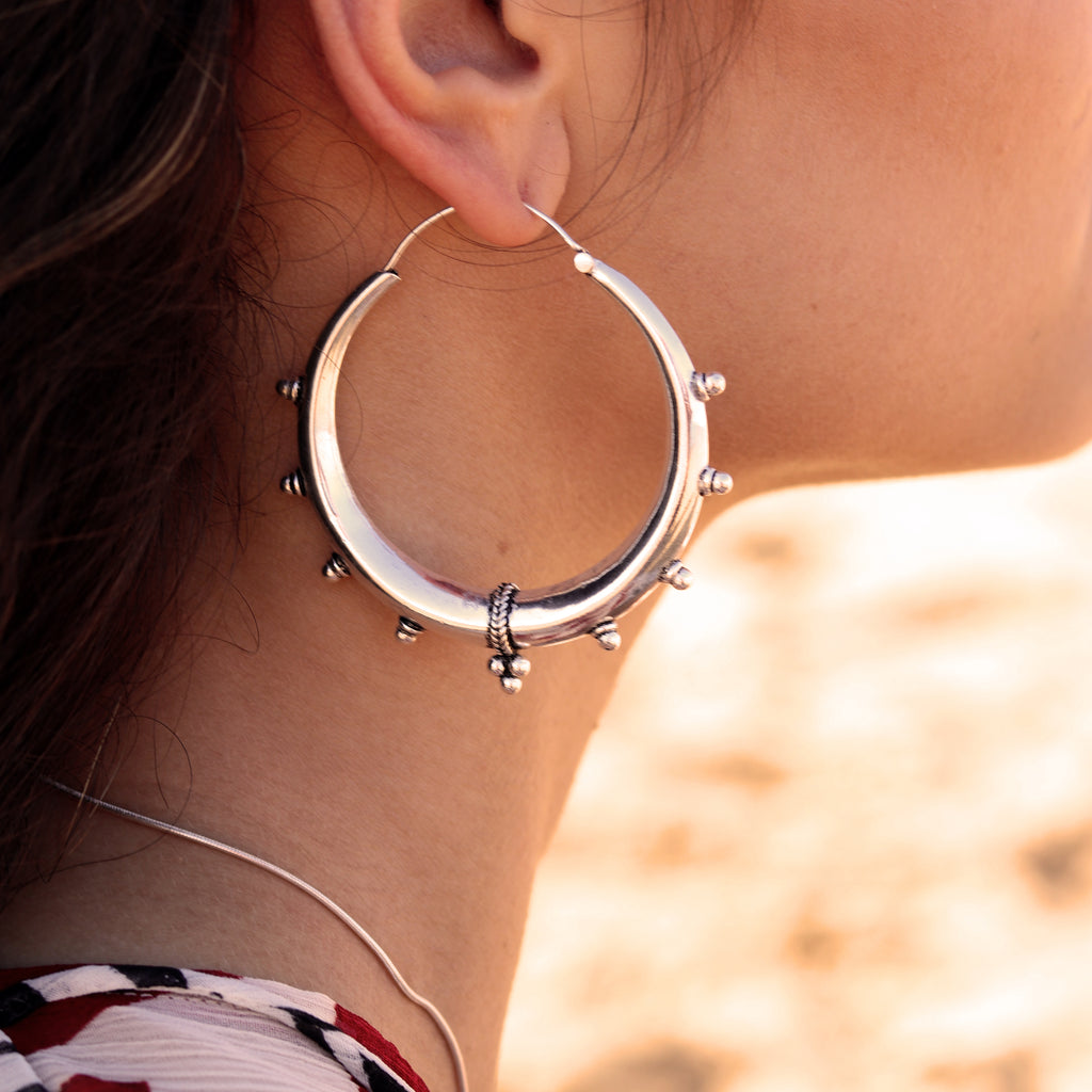 Mia hoop earrings