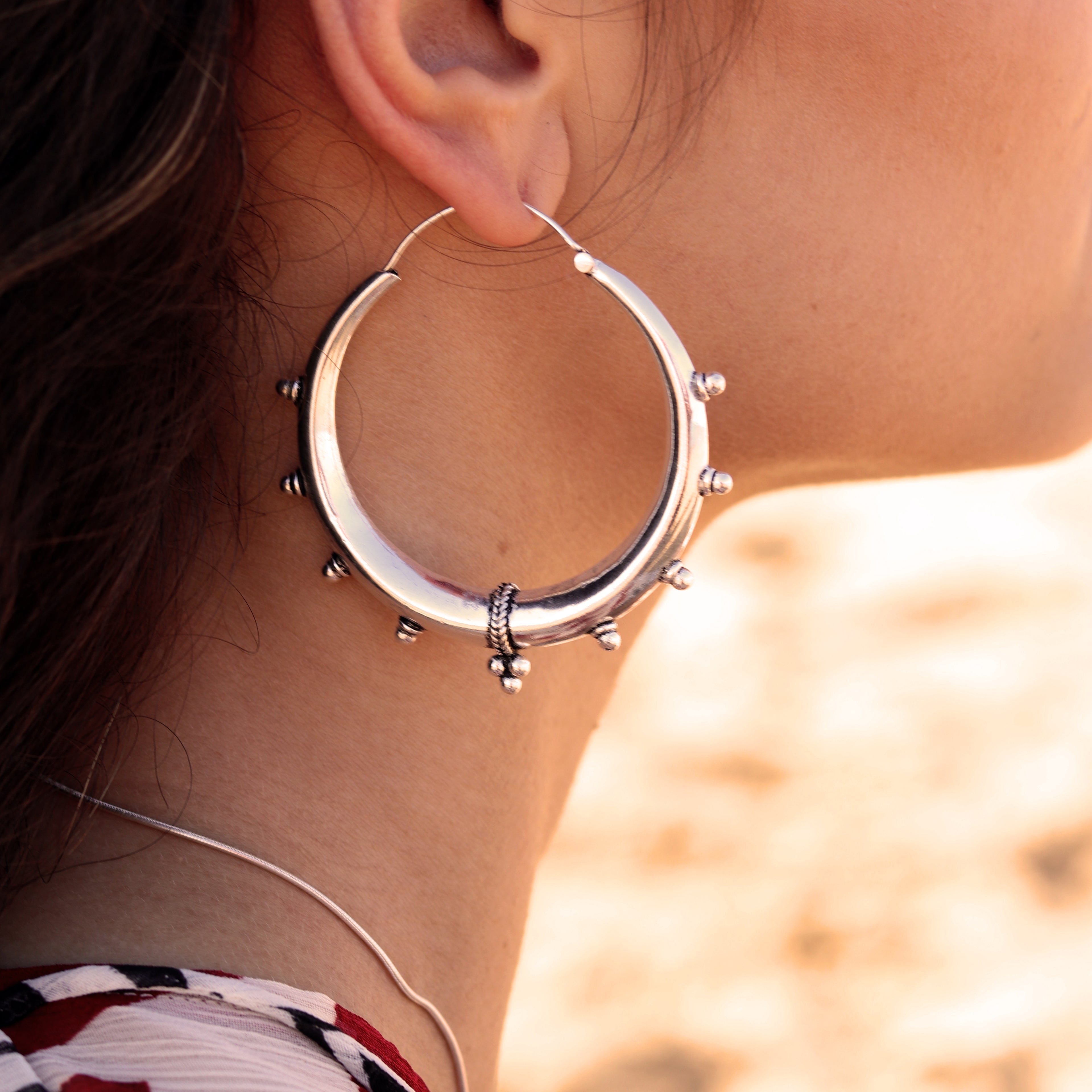 Mia hoop earrings
