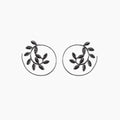 pendientes espiral olympia plata