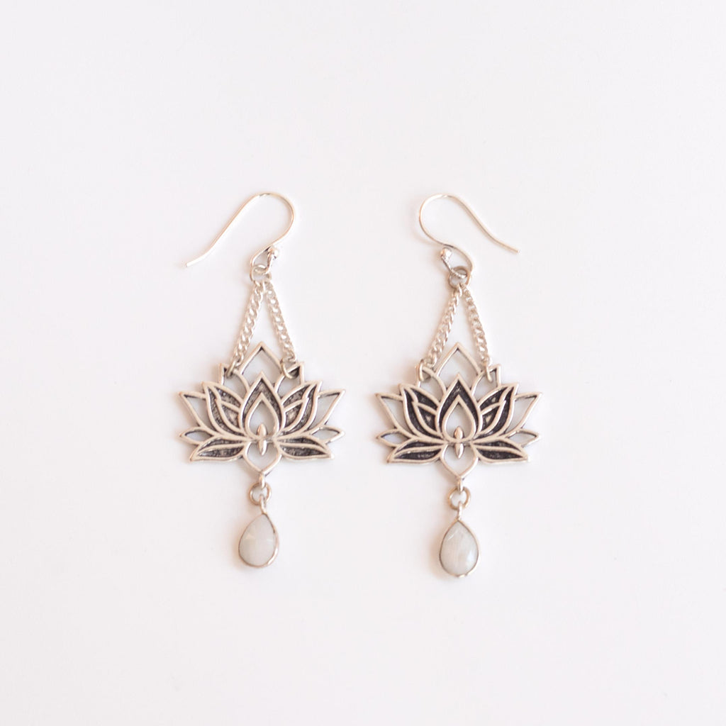 Lotus Earrings