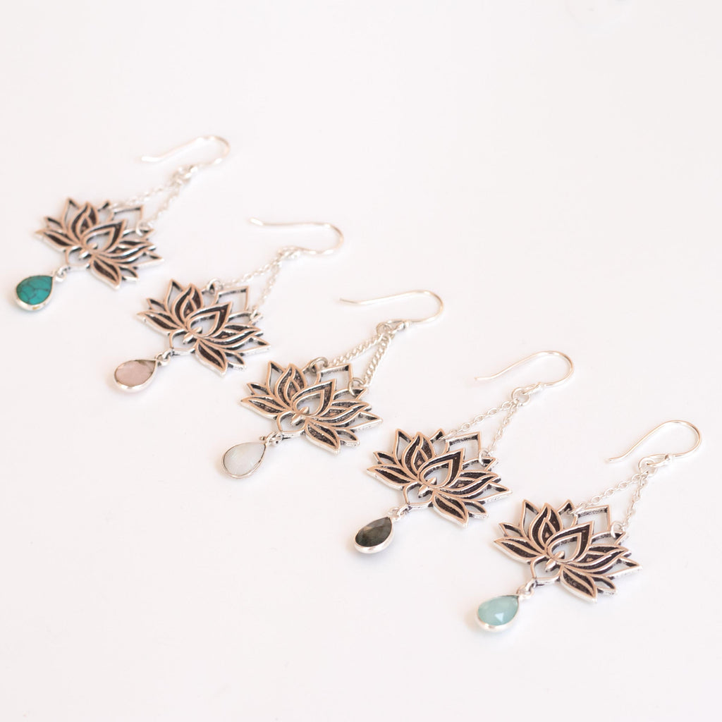 Lotus Earrings