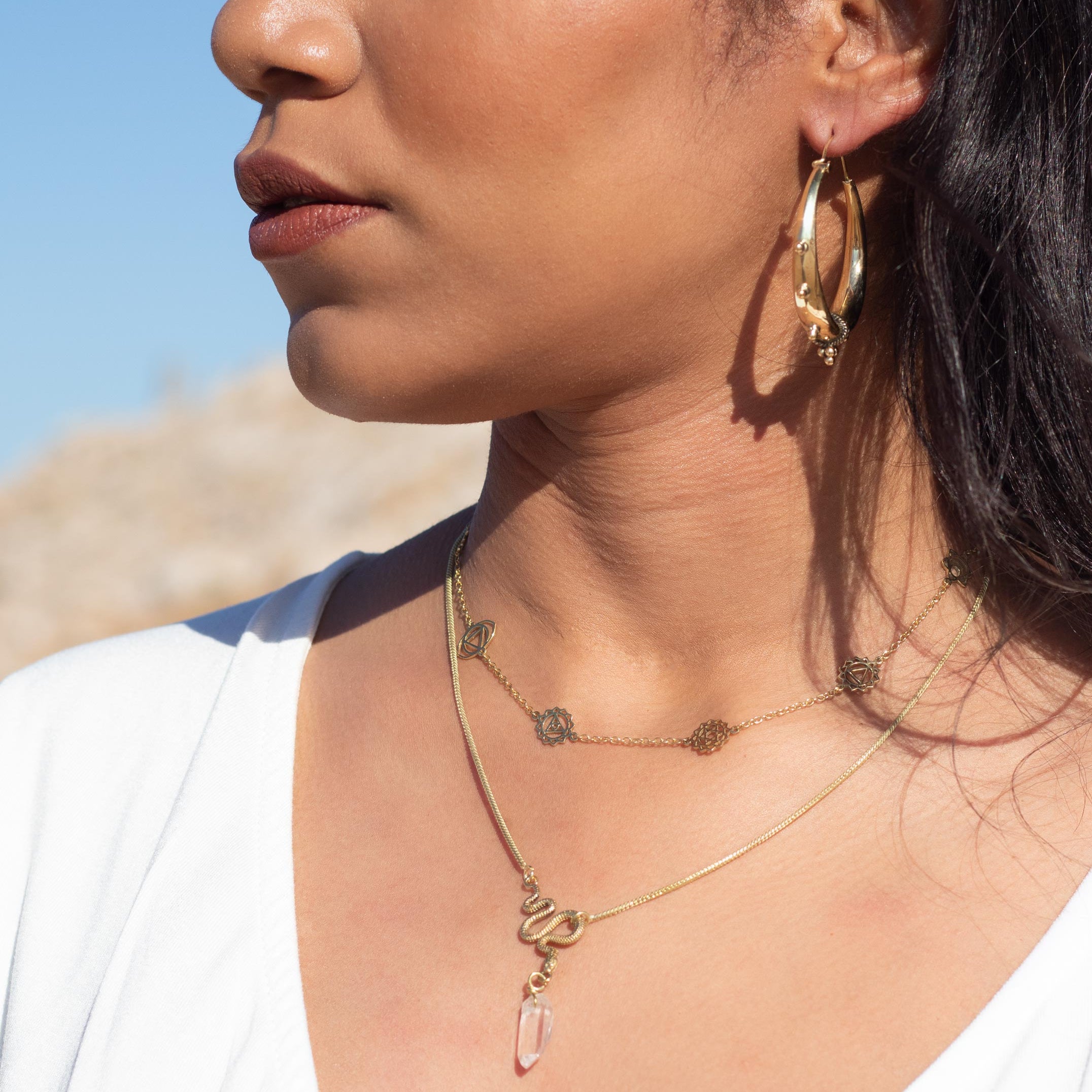 pendientes Nomad dorado