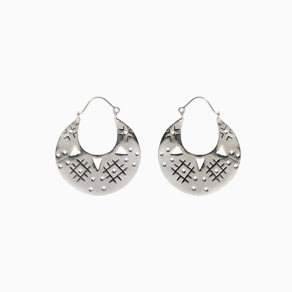 pendientes daria plata
