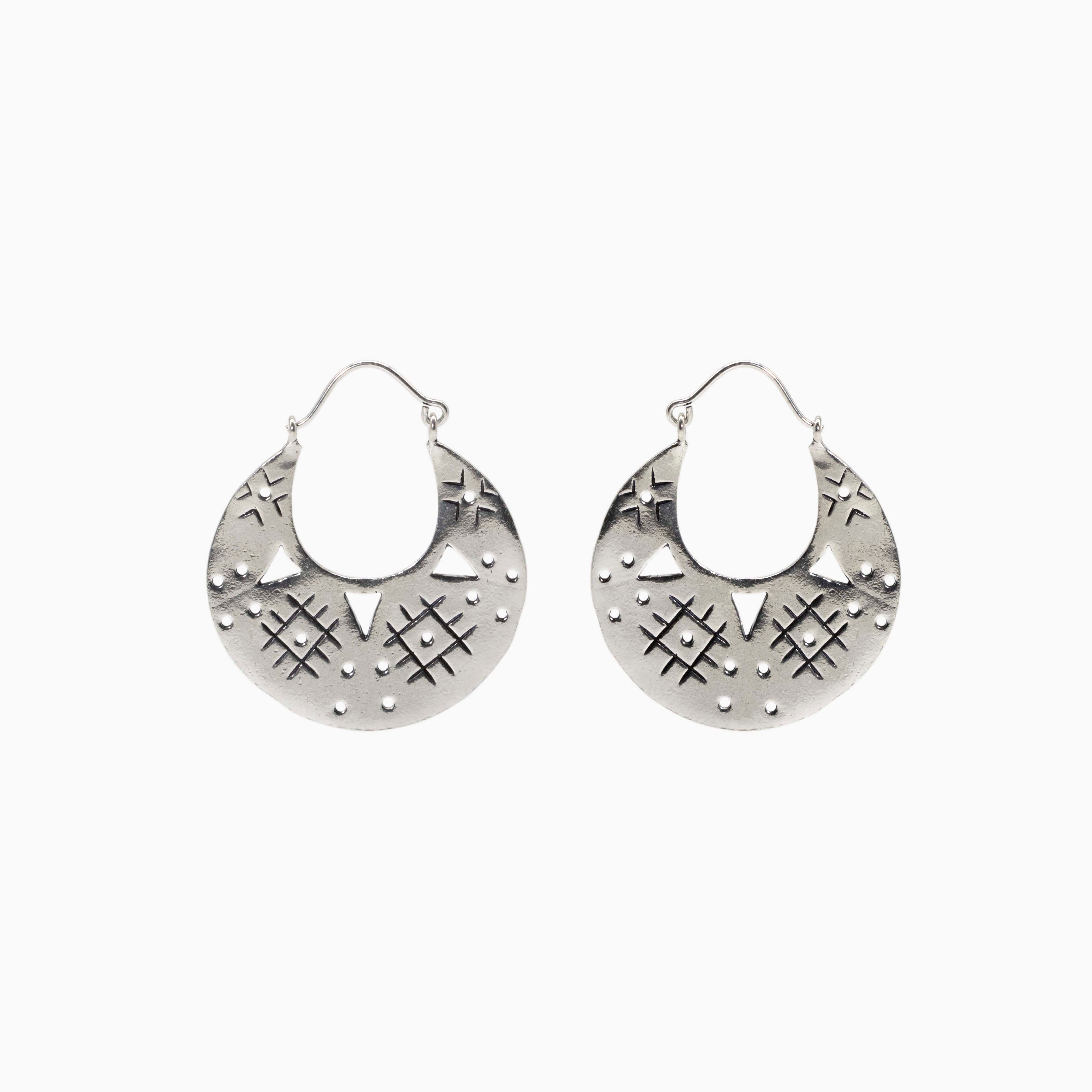 pendientes daria plata