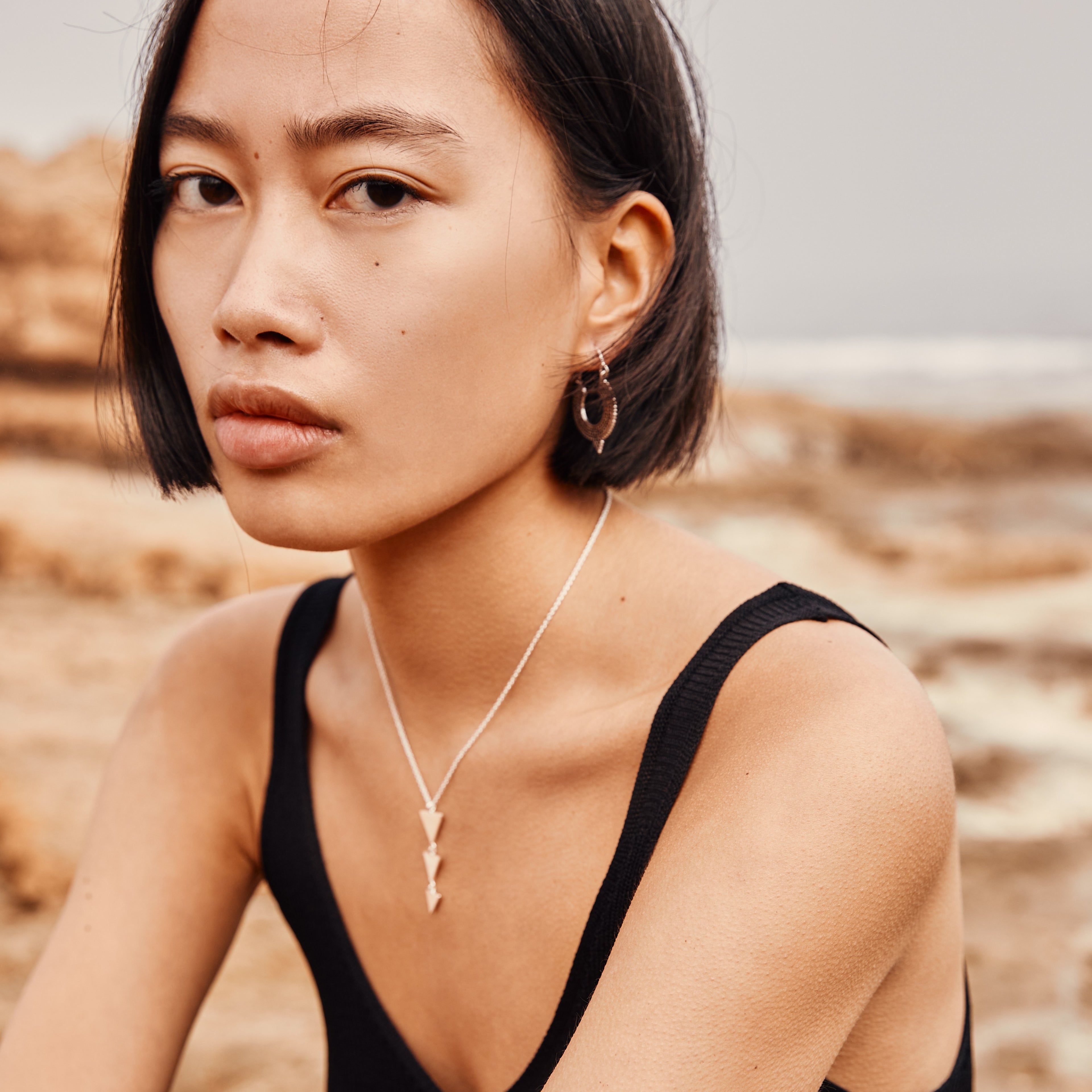 Maia hoop earrings