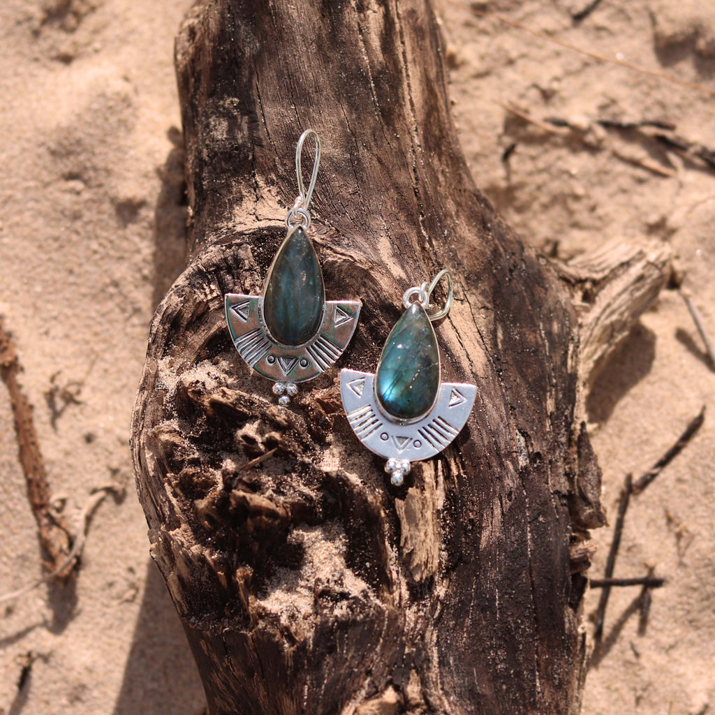 pendientes labradorita shasha