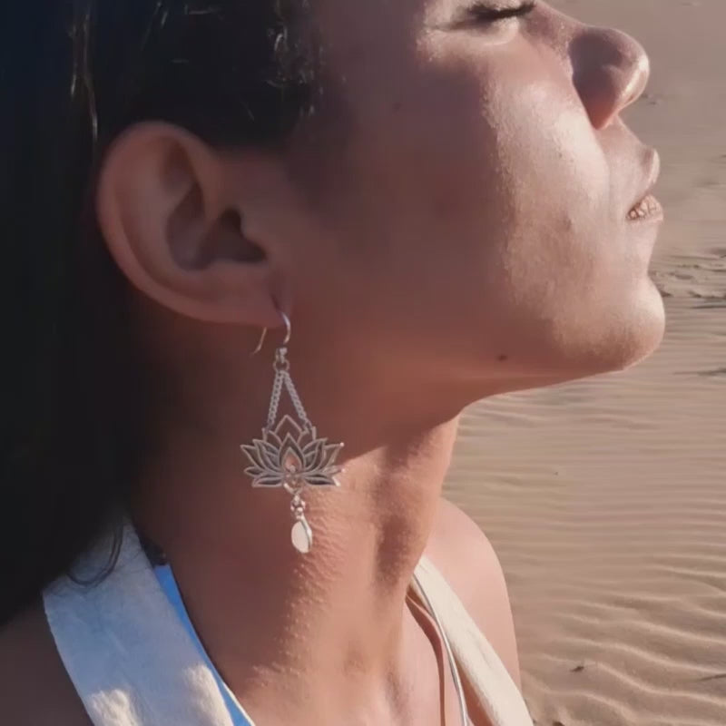 Pendientes Rosa del Nilo