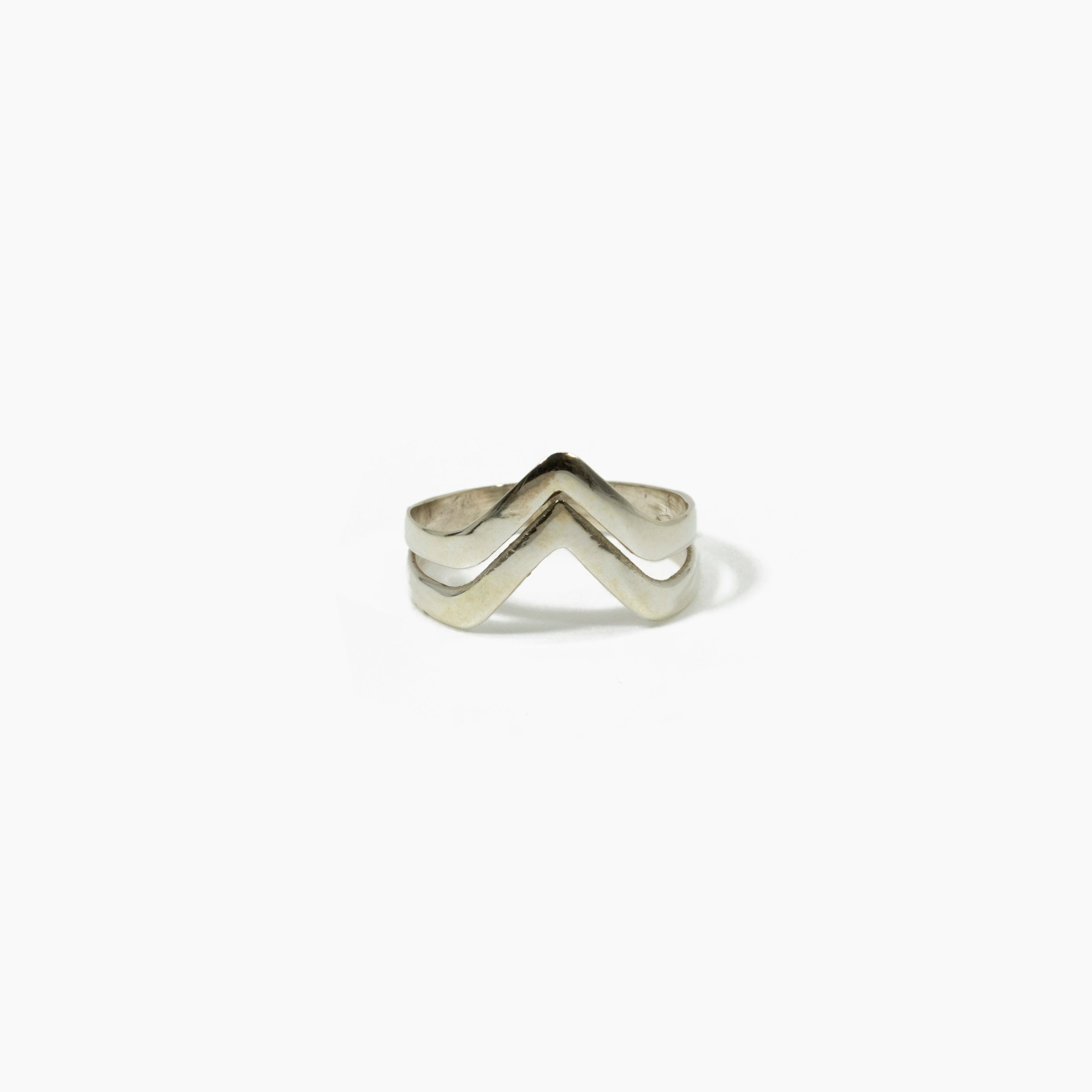 anillo plata triangulo plata